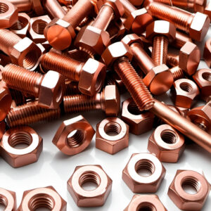Copper Bolt, Nut & Washer